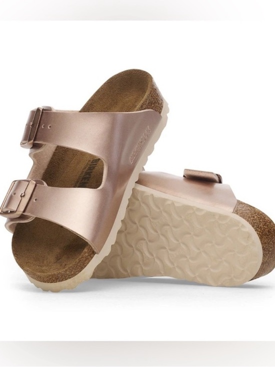 Birkenstock Other - Birkenstock Arizona Kids Electric Metallic Copper Sandals 11